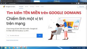 Bước 1:    Truy cập: >>> Trang chủ Google Domains tại đây (https://domains.google/intl/vi_vn)    Sẽ hiện ra như ảnh      Bước 2:    Sau đó nhập tên miền của bạn cần tìm vào ô tìm kiếm tên miền mới như trên hình.    Bước 3:    Xem video thực tế:    Nếu có gì thắc mắc hay chưa hiểu có thể gửi email: 24va24@gmail.com, mình sẽ trả lời giúp. Tạm biệt!